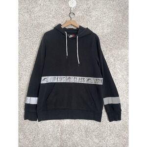 Lurking Class by Sketchy‎ Tank Hoodie Men Size M Black Skull Graphic Pullover